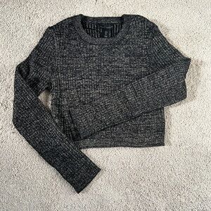 House of Harlow 1970 gold and black sweater